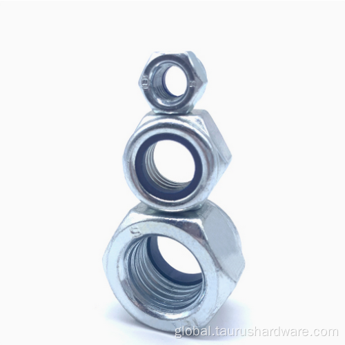 class 2 stainless steel nuts Carbon Steel Nylon Lock Nut Manufactory